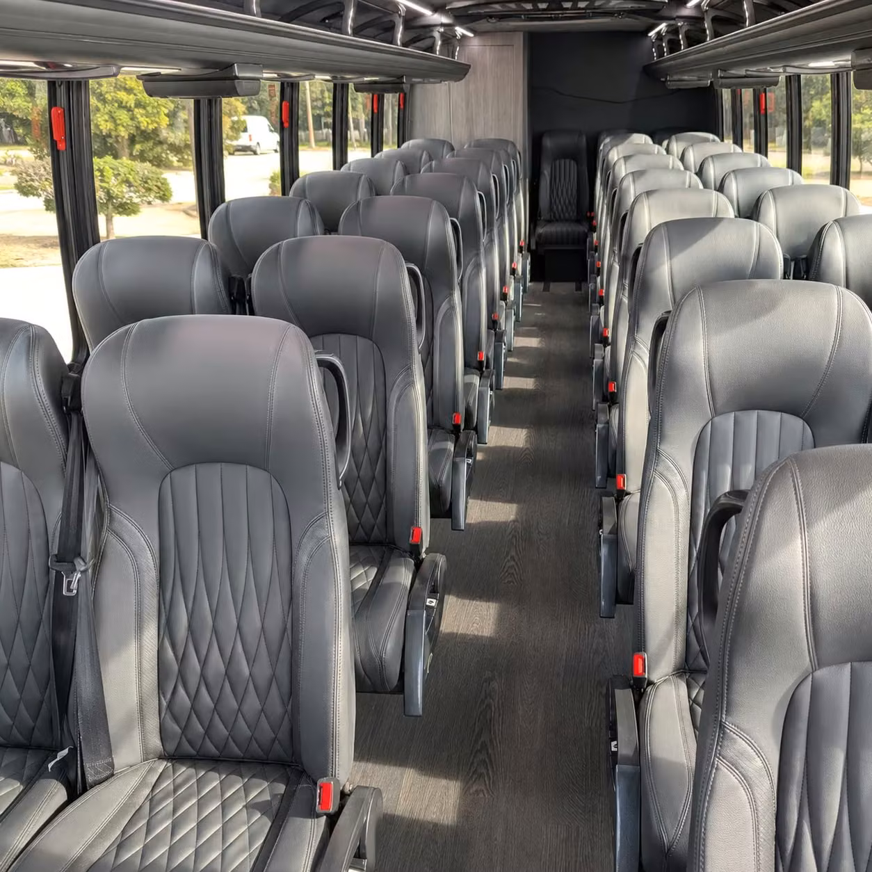 28 passenger minibus inside