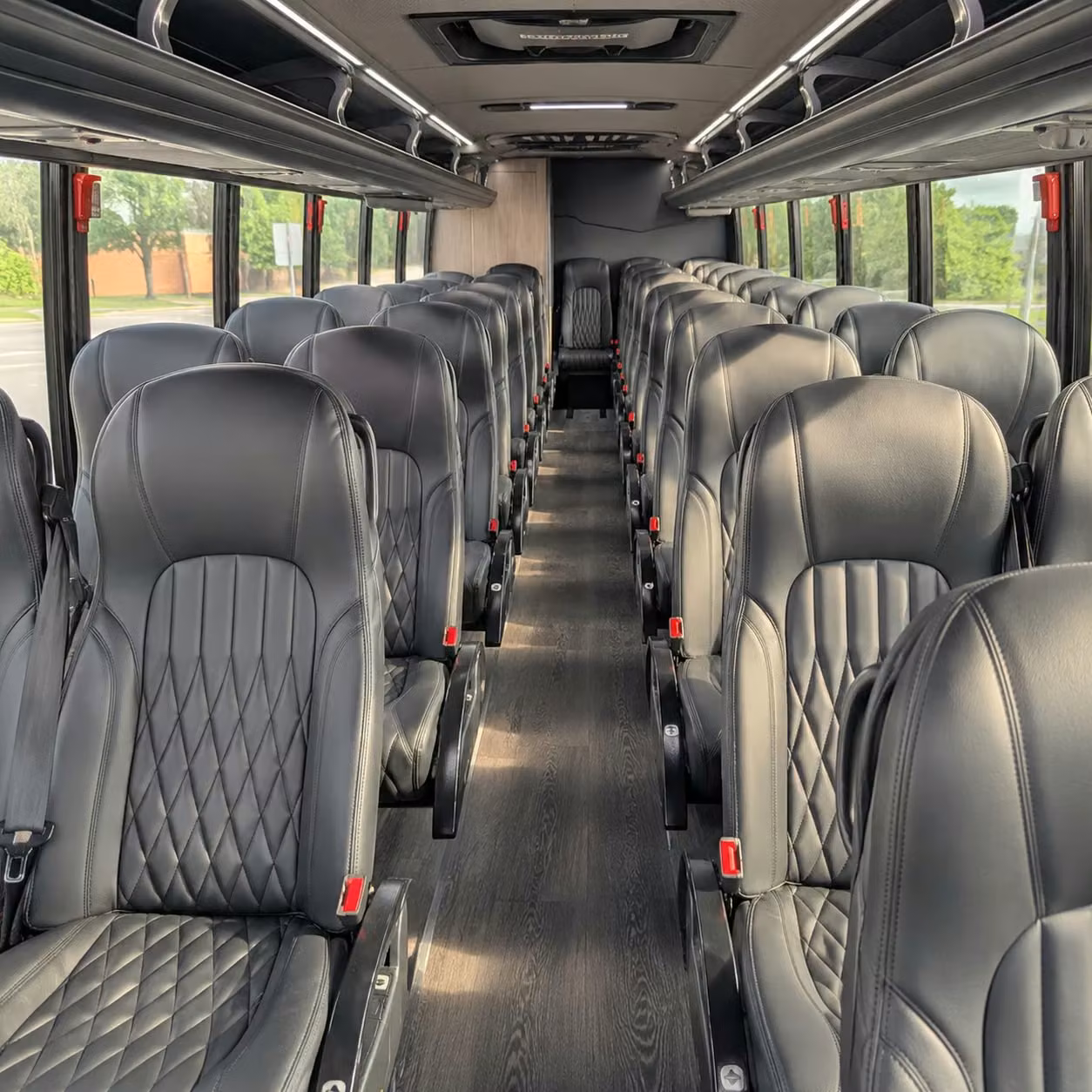 35 passenger minibus interior