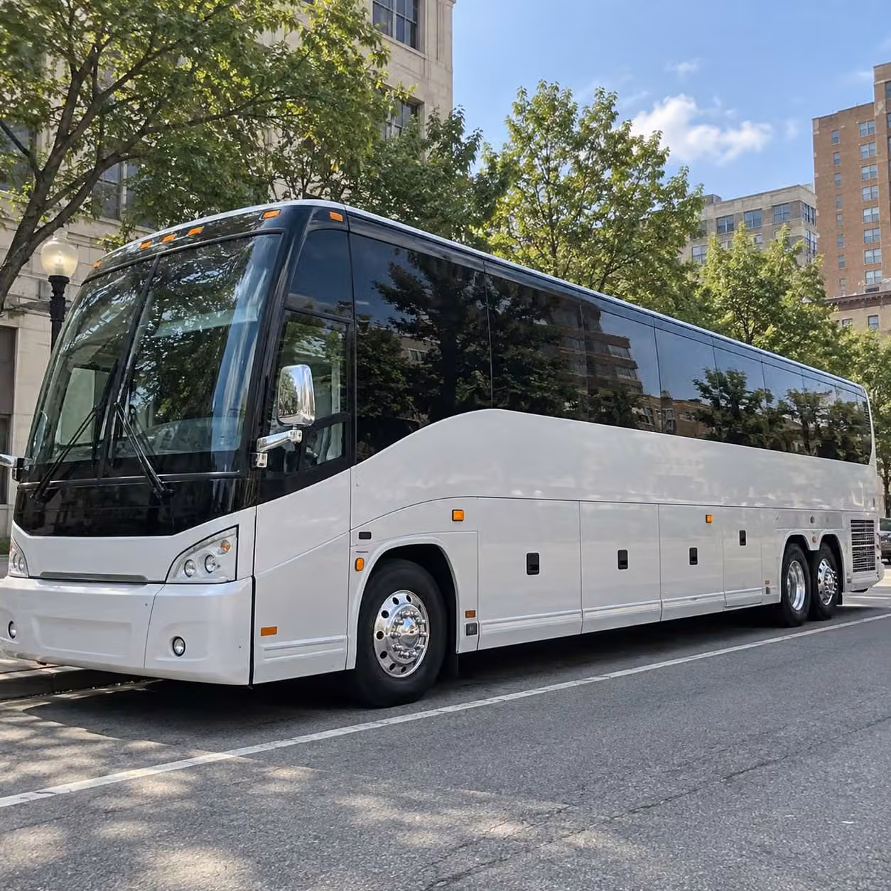 charter buses for large prom groups heading to tucson convention center and hotel venues