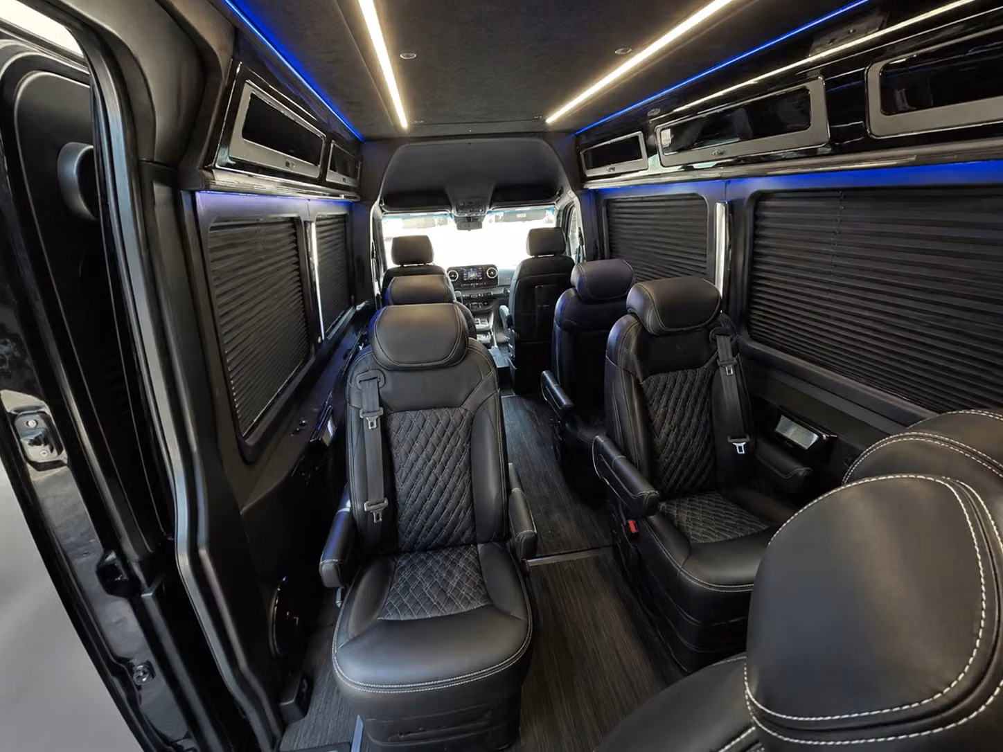 sprinter van with driver inside