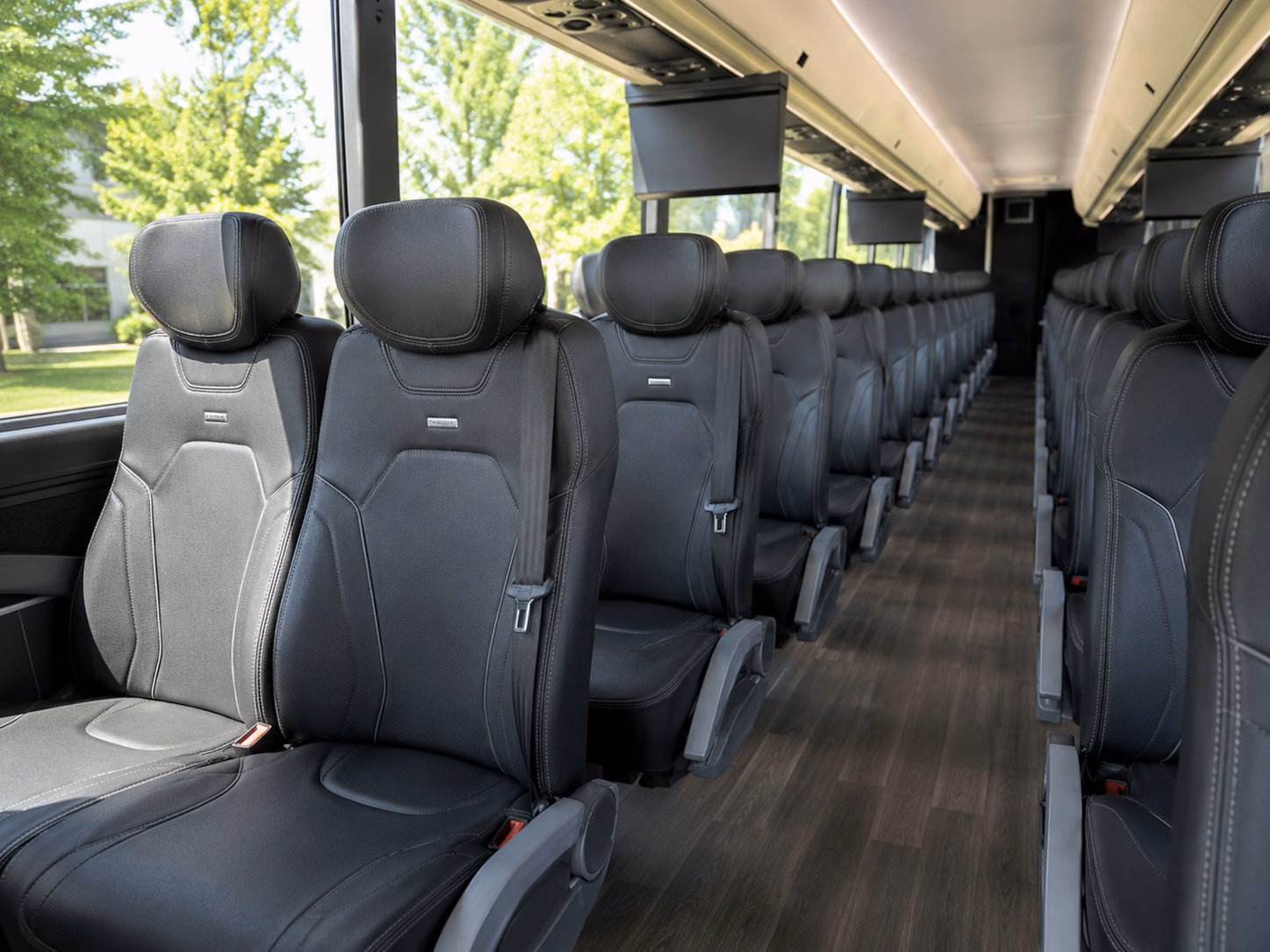 tucson charter bus interior